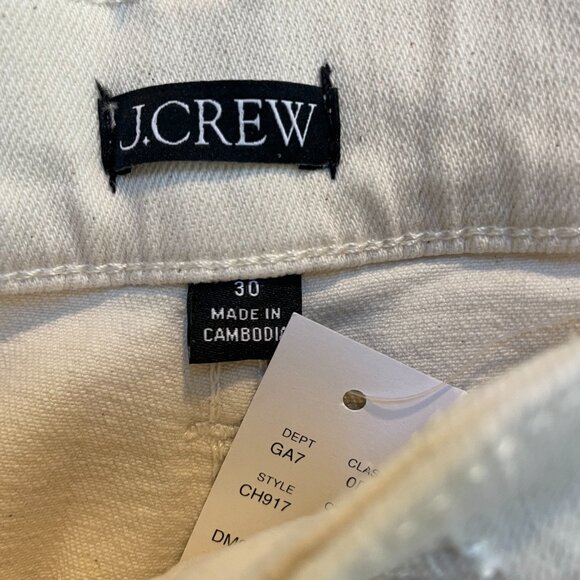 J Crew Wide Leg Camp Pant Wide Leg Ivory Sz 30 NWT #574 - Picture 11 of 12